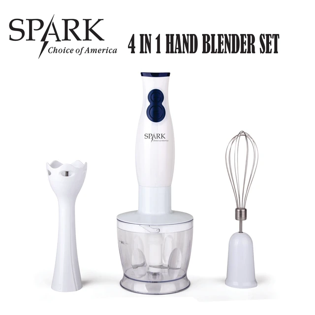 SPARK - KIT BATIDORA DE MANO 4 EN 1 200W ELÉCTRICA 2 VELOC