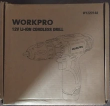 WORKPRO-Destornillador eléctrico inalámbrico 12V, mini controlador de potencia inalámbrico, batería de iones de litio CC de 3/8 pulgadas, 2 velocidades