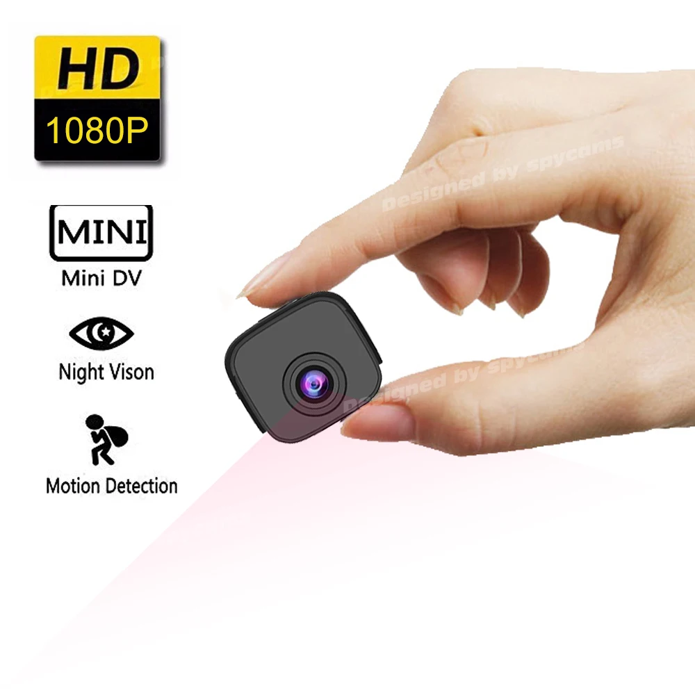 Работающая 5 часовая мини камера Full HD 1080P тайная носимая маленькая Экшн