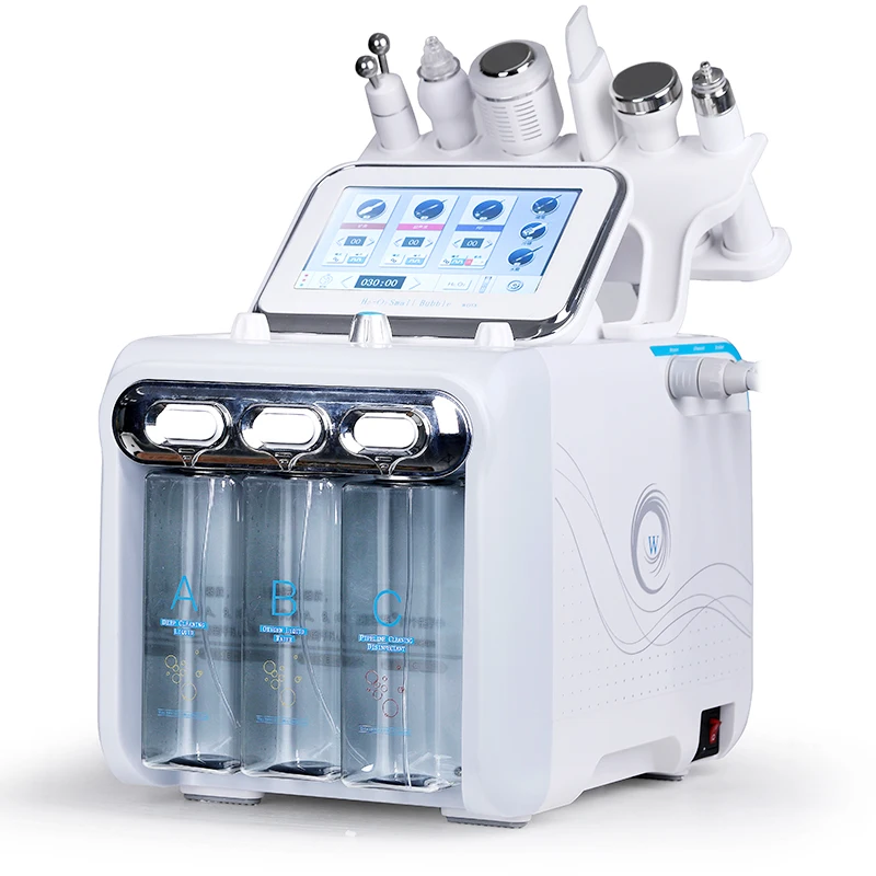 US $519.00 6 In 1 Hydro Dermabrasion Small Bubble Water Oxygen Jet Hydro Diamond Peeling Microdermabrasion