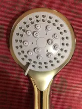 Shower-Head Water-Saver Big-Panel Bathroom Chrome Classic-Design Zhangji Round 5-Modes