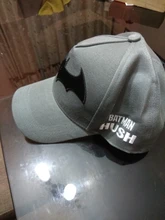 Gorra de béisbol con bordado de El caballero oscuro, sombrero bordado con bordado de Bruce