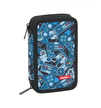 

Dual PLUMIER PQÃO 28 pcs SAFTA WELCOME GAMERS BLUE