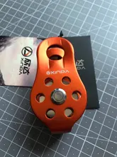 XINDA-polea de escalada en roca, herramienta de supervivencia al aire libre, aparejo de elevación alta, 5 colores