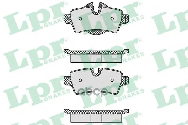 Колодки Тормозные Mini Cooper 06-/One/Clubman 07- Задние Lpr 05p1481 Lpr арт. 05P1481
