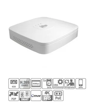 

NVR 4ch 80Mbps 4K H265 HDMI 4PoE 1HDD NVR4104-P-4KS2