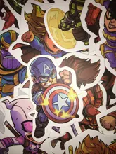 10/30/50 Uds de dibujos animados Disney pegatinas Marvel bien los Vengadores etiqueta engomada impermeable equipaje Skateboard guitarra portátil pegatinas juguete de niño