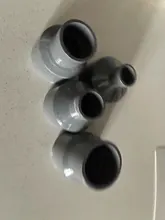 1 Uds PVC reducir Socket 20,25 de 32,40 de 50,63 de 75,90 110mm métrico disolvente de presión conector de instalación de tuberías del Acuario de riego