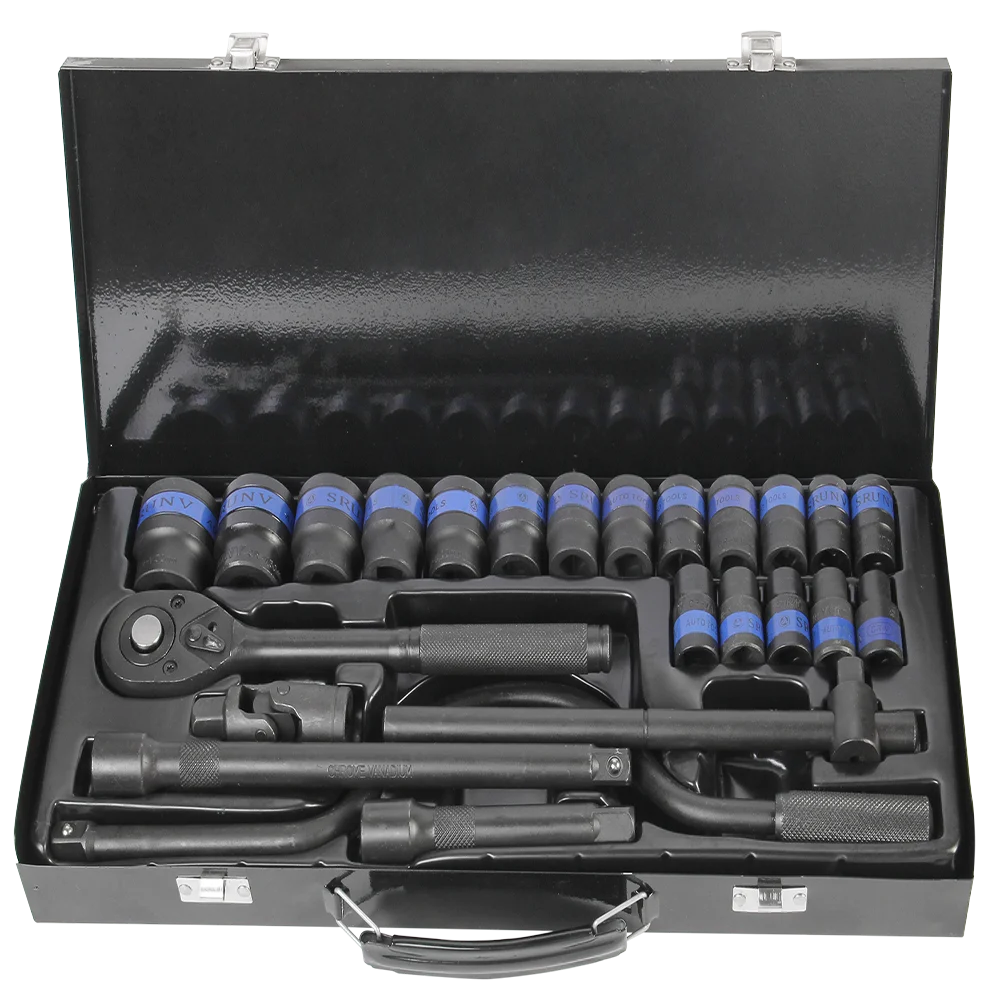 SATAGOOD Tool kit 24 items Tools Hand tool set auto repair tool hand tool auto tool car tool kit auto tool head set tool sets to