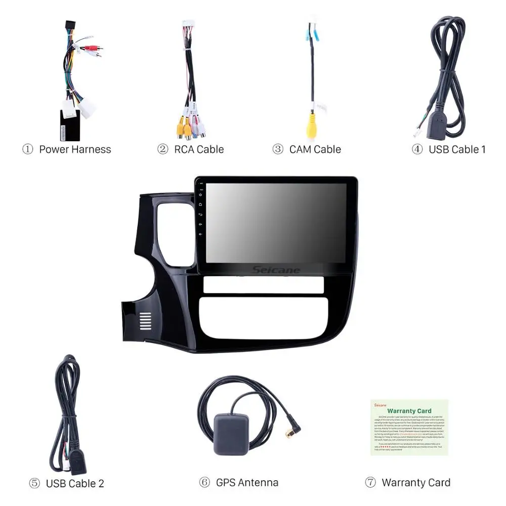 Lionet gps навигация для автомобиля Mitsubishi Outlander- 10,1 дюймов RM2011Y