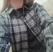 Plaid Shirt Blouse Women Tops Blusas Long-Sleeve Loose Flannel Plus-Size Cotton New-Brand