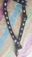 Paw Print Small Dog Harness and Leash Soft Nylon Pet Walking Harness Vest For Chihuahua