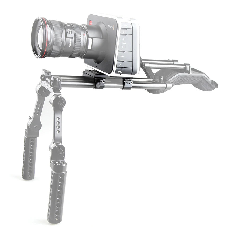 SmallRig Camera Mounting Plate Tripod Mounting Plate with 15mm Rod Clamp Railblock for Rod Support / Dslr Rig Cage-1775