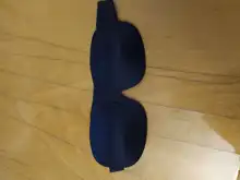 BYEPAIN-mascarilla 3D para dormir, máscara de algodón transpirable con relleno para dormir, los ojos con parche para bloqueo de luz, 1 Uds.