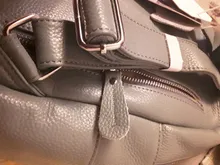 Zency-Mochila GRANDE de piel auténtica suave para mujer, bolso de viaje informal de alta calidad, para diario, escolar