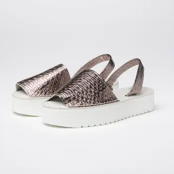 

Menorquina vegan women Libeccio Color plated | Women sandals women Size 36-41 | Sandal platform women sandal summer