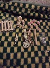 15Pcs/Set Pet Parrot Wooden Swing Chewing Toys Hanging Bell Stand Perch Training