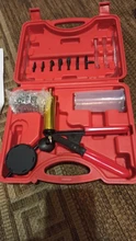 Mr Cartool-Herramientas de purga de líquido de freno, vacío Manual, Kit de probador de bomba de vacío, medidor de presión de bomba de aluminio