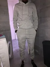 Sudaderas con capucha para hombre y mujer, trajes con forro polar rojo, pantalones de marca negra, chándal informal, traje de corredor, sudadera, Jersey