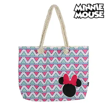 

Beach Bag Minnie Mouse 72927 Pink Cotton