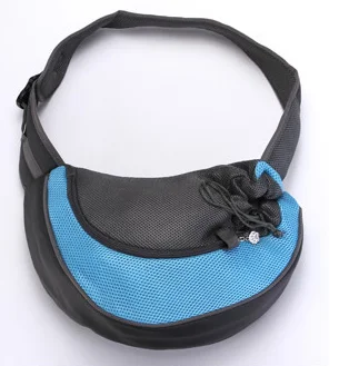 Blue Переноска для домашних животных, кошек, щенков, маленьких животных, собак, переноска, передняя сетка, дорожная сумка, сумка на плечо, рюкзак, аксессуары для собак - Цвет: Blue