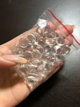 Cabujón de cristal transparente redondo plano para hacer joyas DIY 6mm 8mm 10mm 12mm 14mm 16mm 18mm 20mm 25mm 30mm 35mm