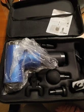 Pistola de masaje muscular de alta potencia, masajeador de vibración de alta velocidad, teragun después de Fitness, descompone el ácido láctico, alivia el dolor, relaja el cuerpo