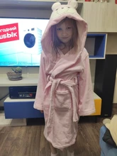 Albornoz de algodón con capucha para niños y niñas, bata de dormir de 38 diseños, bata de algodón con bucles, pijama de bebé, bata de baño para niños