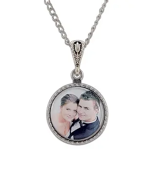 

Personalized Picture Silver Plated Necklace (Model 4)
