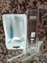 UTHAI Z08- Correa de cuero genuino para reloj, accesorios para reloj de 10-24mm, de colores marrones, de alta calidad