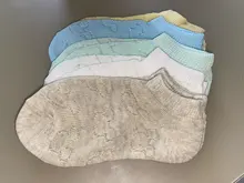 5 par/lote de algodón DE LOS NIÑOS Calcetines Niño niña bebé moda ultrafina transpirable de malla de calcetines de verano 1-12T adolescentes niños