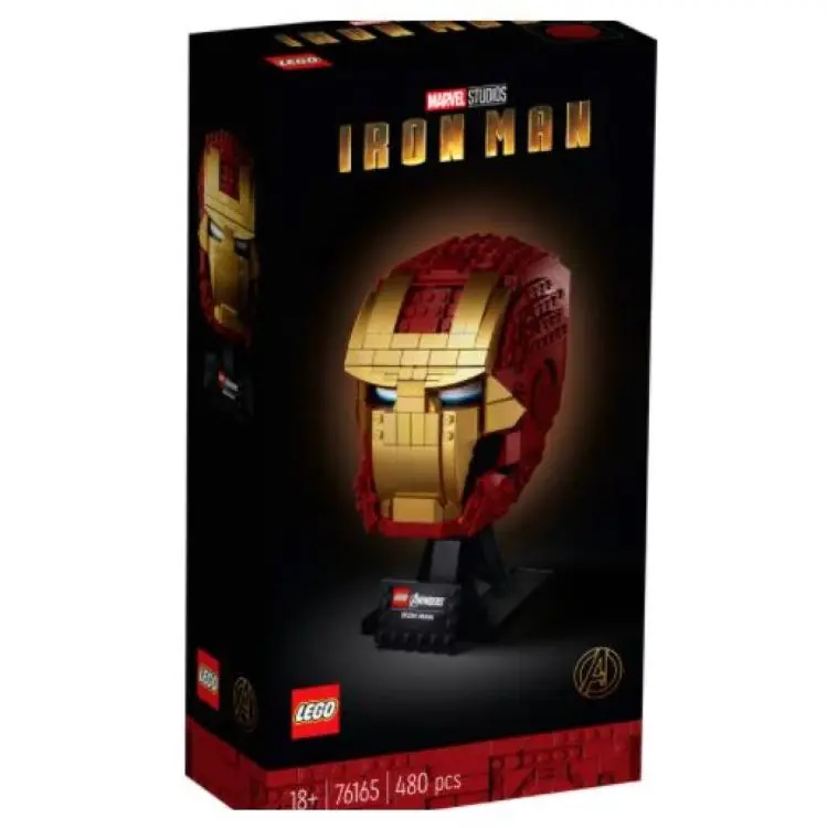Шлем Lego marvel 76165 Мстители Железный человек отличное здание праздничный подарок на