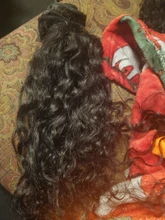 Rebecca-mechones de cabello humano brasileño Remy, ondas profundas con cierre, 3 mechones