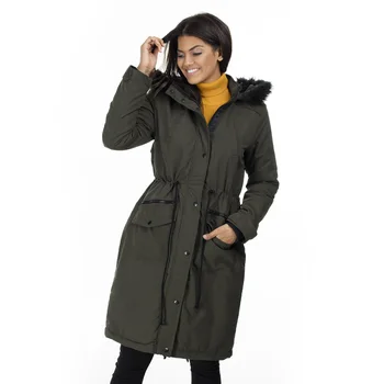 

Fashion Friends Hooded Long Coats WOMEN COATS 9 K0662
