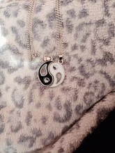 2 unids/set mejor amigo collar encanto señora Corazón Arco Iris grabar mejor amigo para siempre COLLAR COLGANTE amistad mejores amigos regalo de la joyería