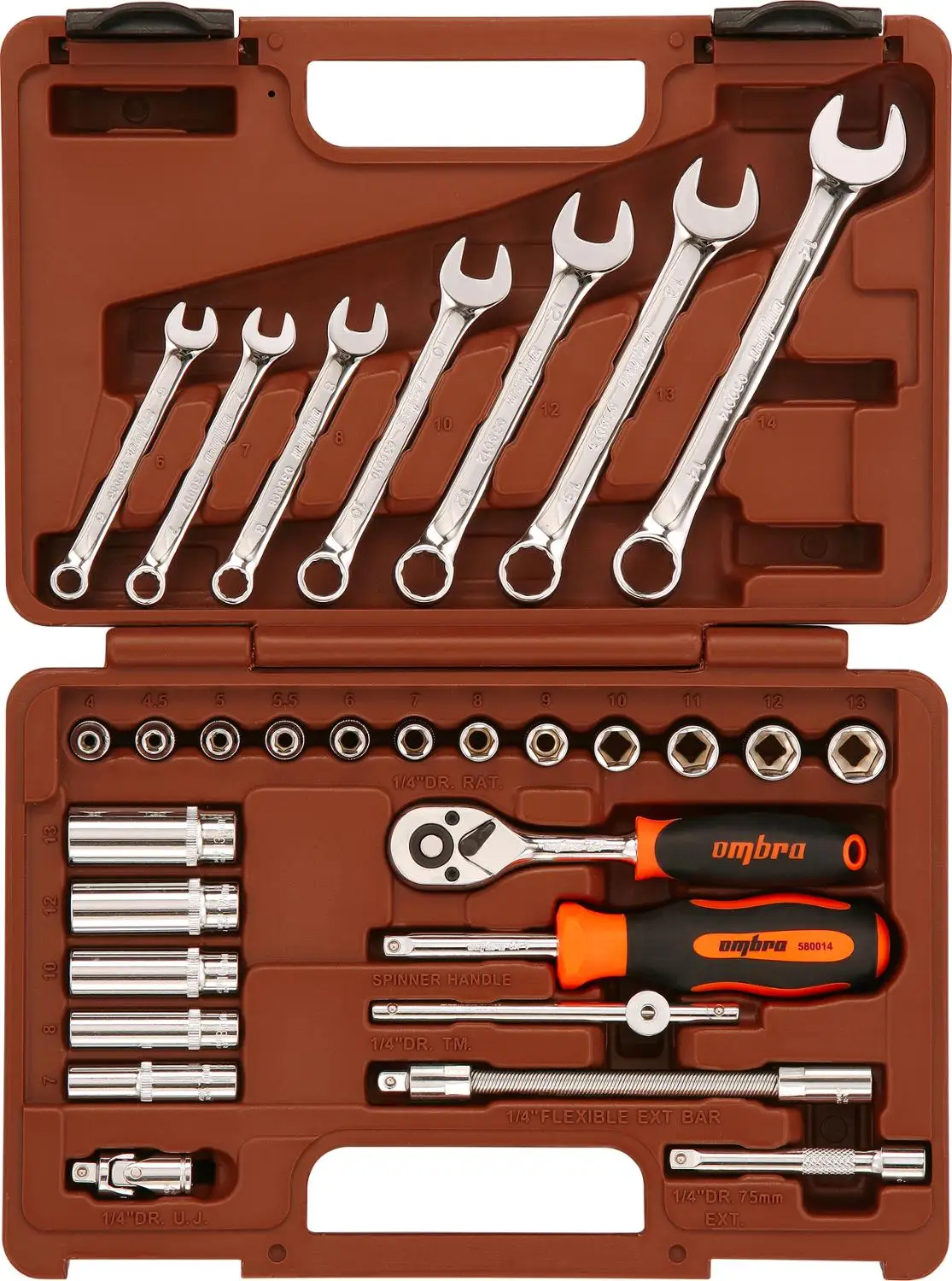 Универсальный набор инструмента Ombra OMT30S, 1/4"DR, 30 предметов