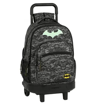 

BACKPACK GDE. C/wheels COMPACT BATMAN "NIGHT"