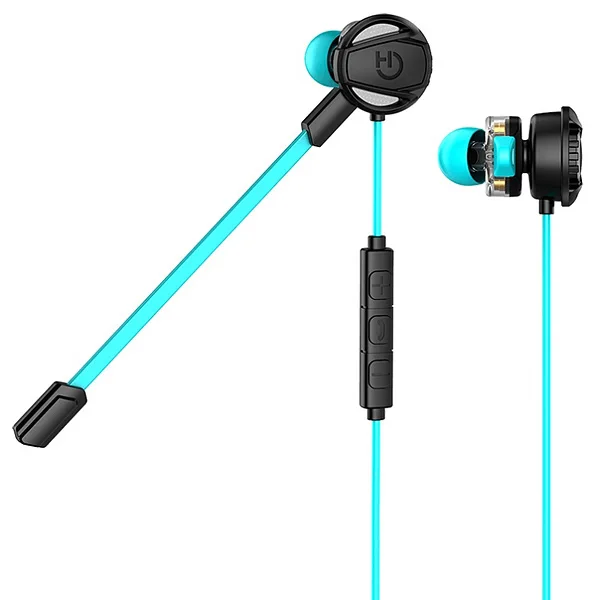 Игровая гарнитура с микрофоном Hiditec GHE010002(3,5 мм) black blue