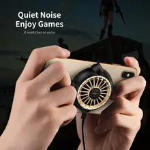 ROCK Универсальный кулер для сотового телефона геймпад для сотового телефона охлаждающий игровой вентилятор обогреватель бесшумный вентилятор с присоской для iPhone samsung S9