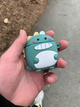 Funda de silicona con dibujos animados para funda de airpods, funda protectora 3D para auriculares funda de airpods