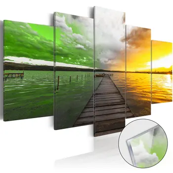 

Glass acrylic paintings-Border of Summer [Glass] - 200x100 cm