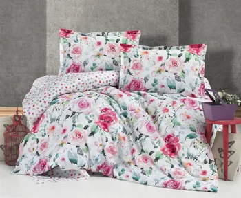 

Ranforce Multi Color 100% Cotton Quality Single Duvet Cover Set RUZE PINK