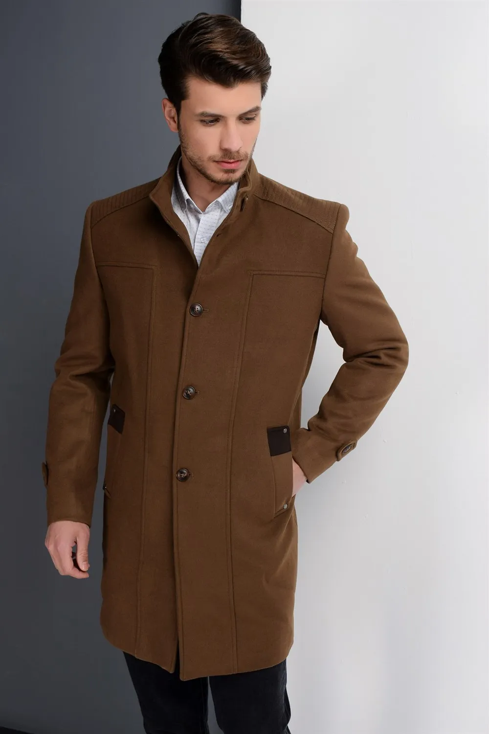 PLT8380 Пальто DEWBERRY-CAMEL