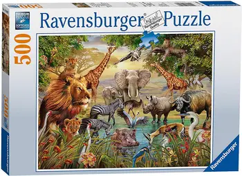 

Big animal Puzzle around Pond 500pz toy store