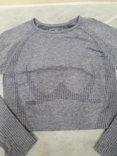 Yoga-Set Workout-Clothes Seamless Leggings Fitness-Crop-Top Sport-Suit Vital Gym Long-Sleeve