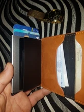 Bycobecy 2021 tarjeta de crédito titular de la cartera de las mujeres de los hombres de Metal RFID Vintage bolso de cuero de poliuretano Crazy Horse Banco titular de caso