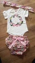 Ropa de verano para bebé y hermana, conjuntos familiares para niños recién nacidos, pelele/Camisetas florales + Pantalones cortos, 2019
