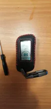 Funda de cuero Real para llave de coche Starline, llavero para mando a distancia LCD, protector de piel, para modelos A93, A63, A36, A39, A66, A96
