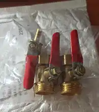 Ball Valve 6mm-12mm Pipe-Fittings Hose Water-Oil Red-Handle Brass Shutoff Barb Gas Inline