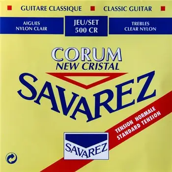 

500cr Cristal Corum red string kit for classical guitar Savarez
